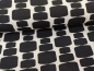 Preview: Albstoffe Bio Jacquard  - Glory on air black&white